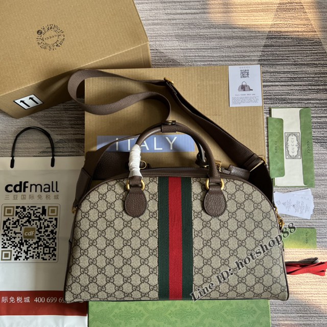 Gucci官網新款女款手提包 古馳Gucci Savoy系列中號保齡球包723309 gqy4550